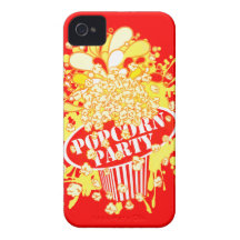 POPCORN_PARTY iPhone 4 Case-Mate CASE