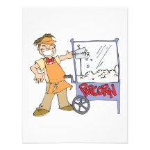 popcorn vendor movie popcorn cart personalized invitations