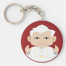 Pope Benedict XVI Keychain