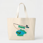 Poppa's Fishing Buddy Tote Bag
