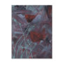poppies abstract post card