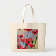 Poppies Canvas Bag