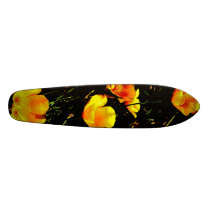 Poppies in a Row Skateboards