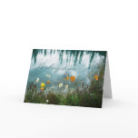 Poppies on Water Condolence Card