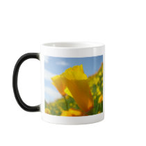 POPPIES POPPY Flowers MORPHING MUG MUGS Cups
