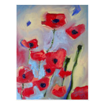 Poppies Postcard
