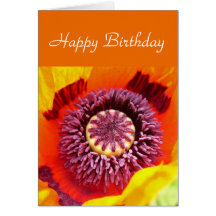 Poppy card