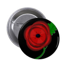 Poppy day - badge pin