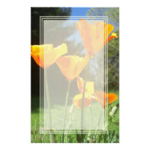 Poppy Day Blank Stationery