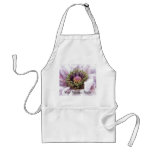 Poppy - Elegant Purple Ruffles Aprons