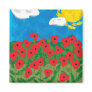 Poppy field magnet