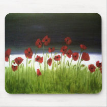 Poppy Field Mouse Mats