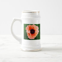 Poppy Flower Beer Stein Coffee Mugs