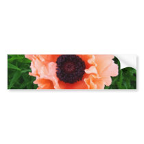 Poppy Flower Bumper Sticker