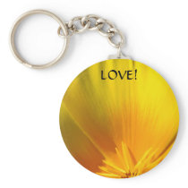 POPPY FLOWER keychain LOVE! Valentines Day