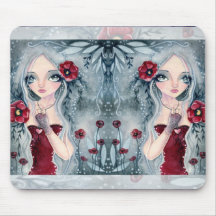 Poppy, from the mist  - Mousepad