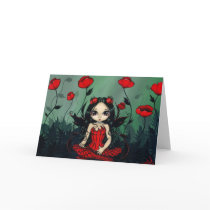 "Poppy Garden" Greeting Card