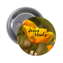 Poppy Jesus Heals Button