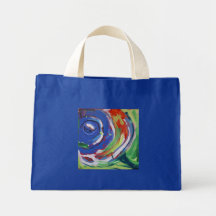 Poppy MIni Tote designed by Wendy Ferguson Tote Bags