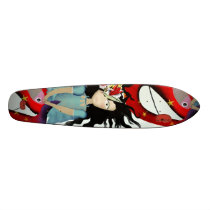 Poppy old doll 70's vintage skateboard surf style