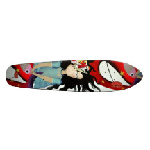 Poppy old doll 70's vintage skateboard surf style