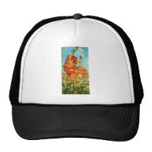 Poppy Painting II Hat