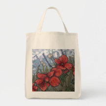 Poppy Party Canvas Bags