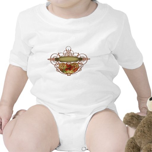 Poppy Scroll Banner Tee Shirts