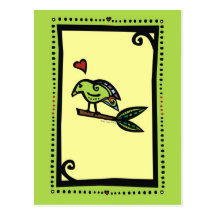 "POPPY" THE LOVE BIRD POSTCARDS