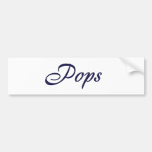 Pops Grandfather Products Bumper Stickers