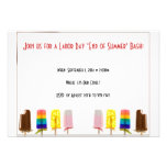 Popsicle End of Summer Labour Day Invitation