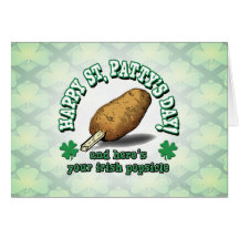 Popsicle irlandais… carte de vœux