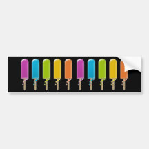 popsicle party bumper stickers