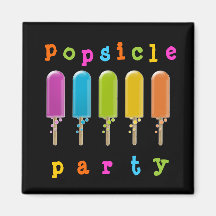 popsicle party fridge magnets
