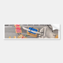PopTarts vs. Toaster Strudels Bumper Stickers