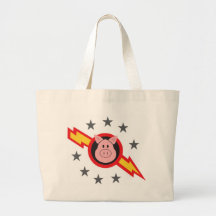 porc dans l'espace sac