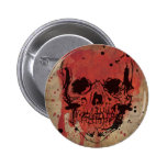 Porc de bovin - bouton « Skull " Badge Avec Épingle