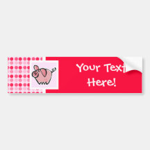 Porc mignon adhésifs pour voiture