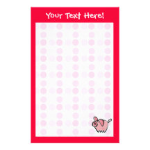 Porc mignon papiers à lettres