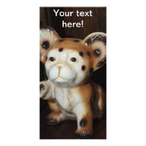 Porcelain bear photo greeting card