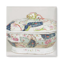 Porcelain dish, 18th century magnets