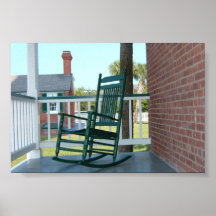 Porch Rocker Poster