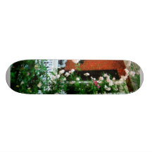Porch With Climbing Roses Skate Board