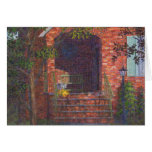 Porch with Green Bench