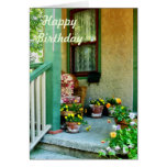Porch With Padded Chair - Birthday Greeting Card