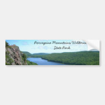 Porcupine Mountains Bumper Sticker