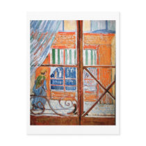 Pork-Butcher's Shop from Window, Vincent van Gogh Postcard
