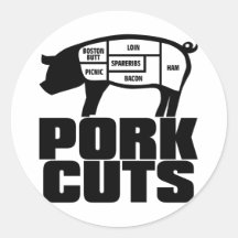 Pork_Cuts Stickers
