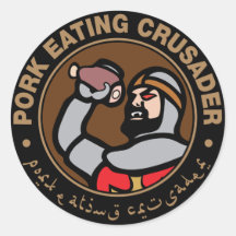 Pork Eating Crusader Sticker