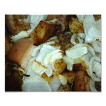 Pork Picnic with Potatoes and Onions 1 Photographic Print